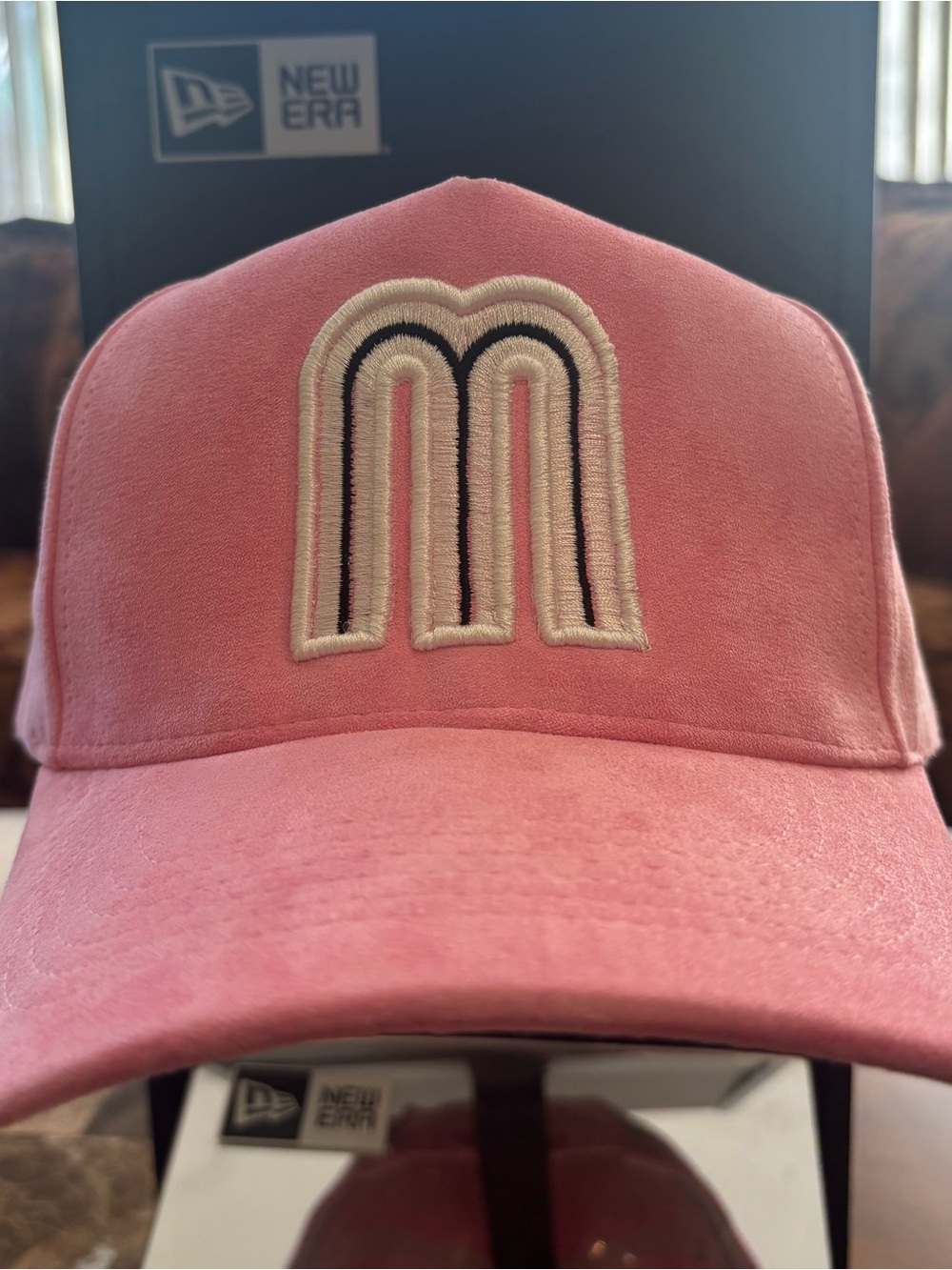 All Pink Suede Mexico SnapBack Hat